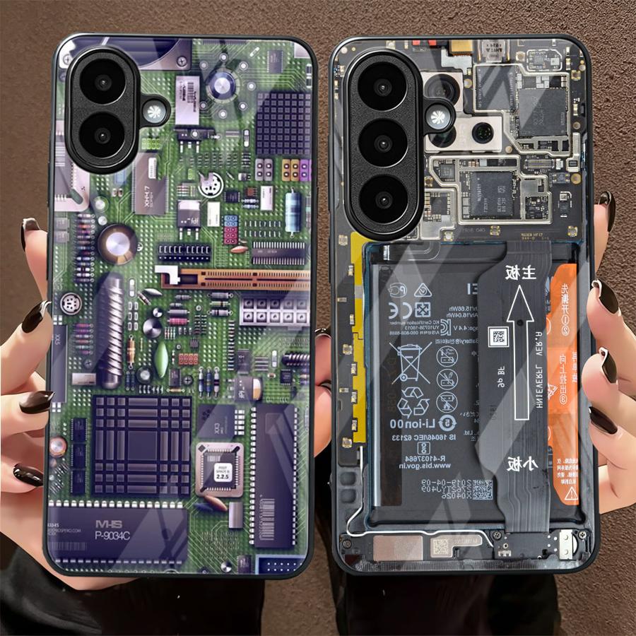 Samsung Galaxy A55 - Cover in Vetro per Samsung Galaxy