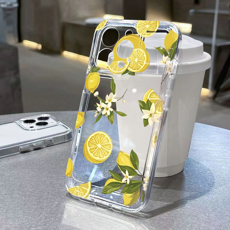 Samsung Galaxy A55 - Custodia per telefono trasparente con fiore