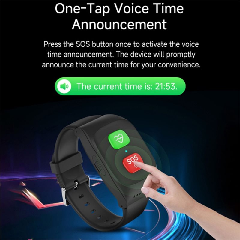 Orologio GPS 4G per Anziani co - Fall Detection Watch recensione e prezzo