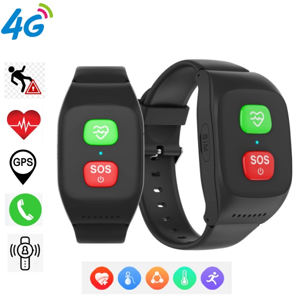 Smartwatch 4G per Anziani con  - Fall Detection Watch recensione e prezzo