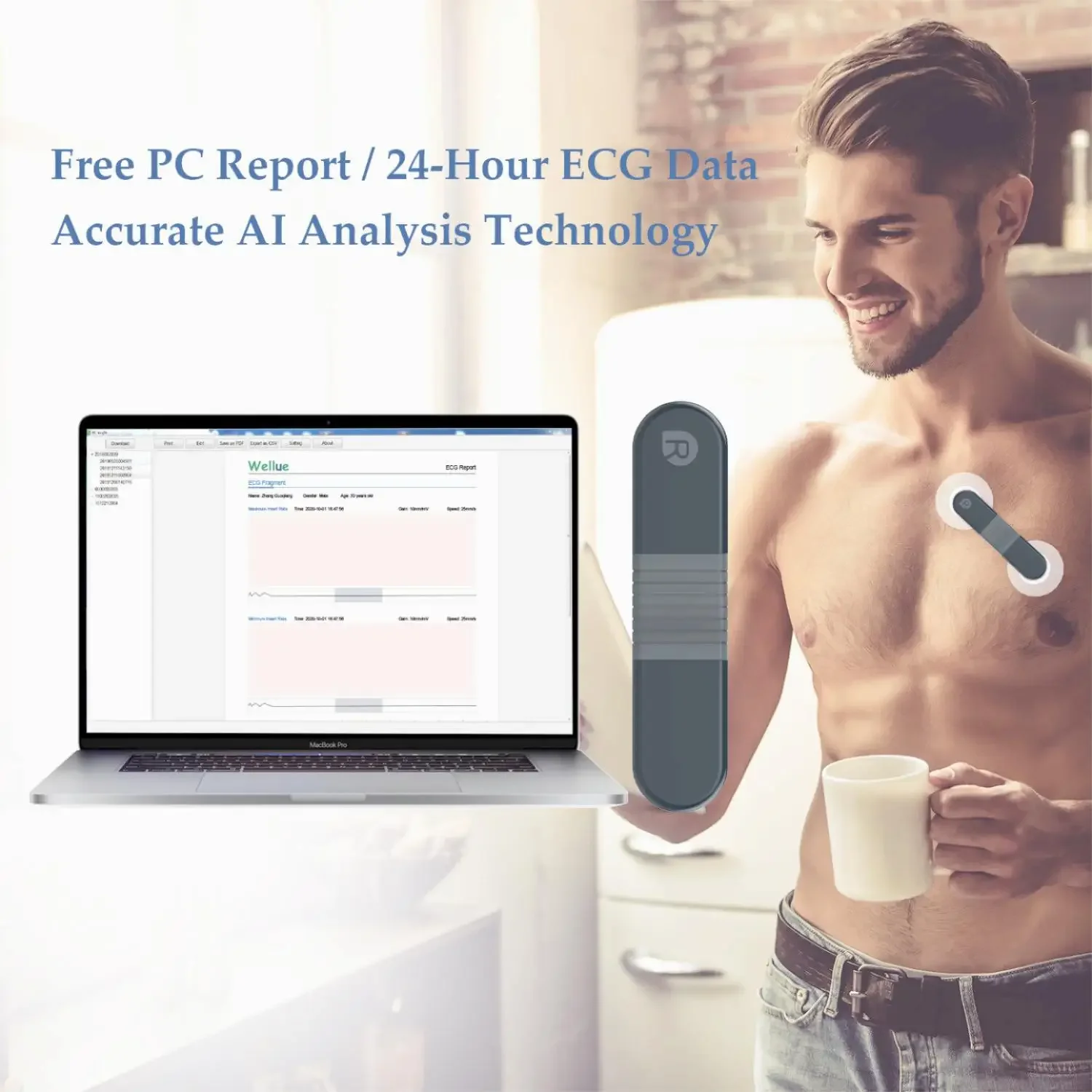Registratore dinamico Bluetoot - Ecg Patch Monitor recensione e prezzo