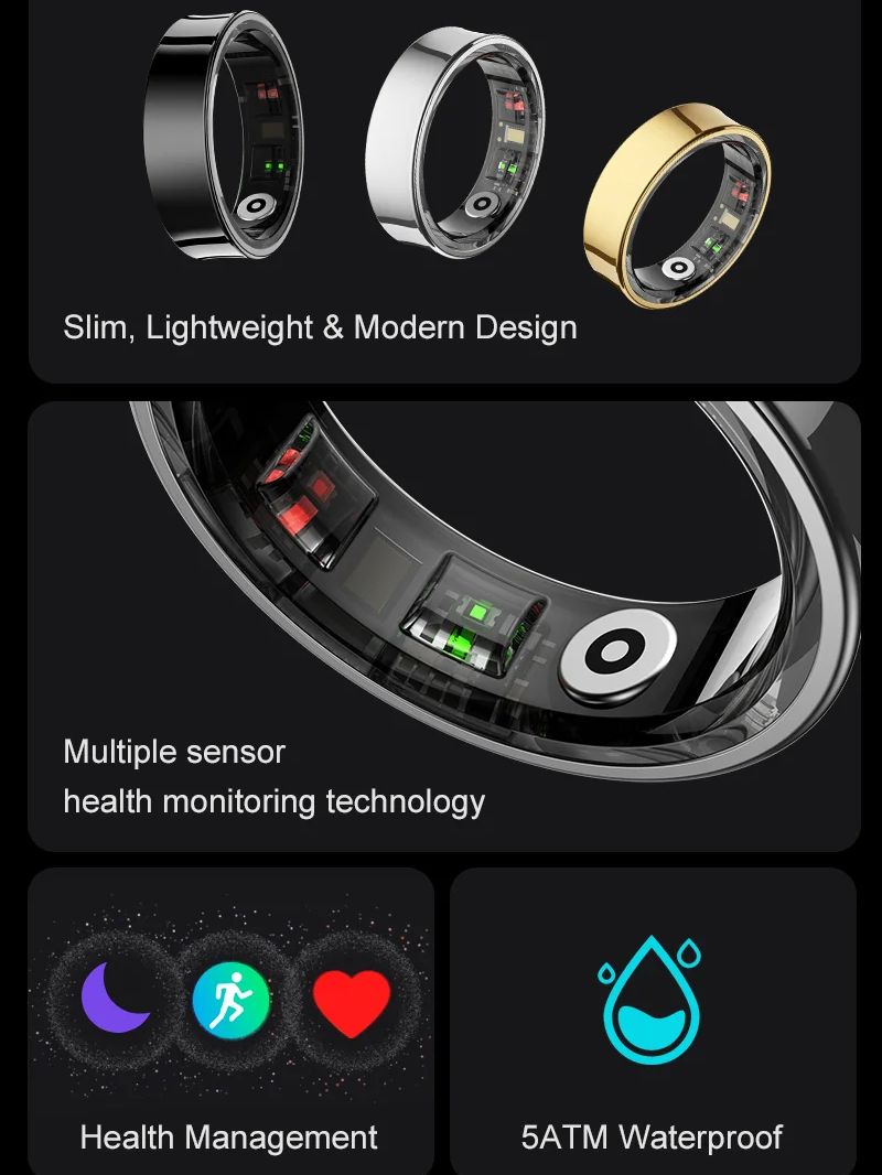 Nuovo Smart Ring R09 Health Mo - Temperature Ring Skin recensione e prezzo